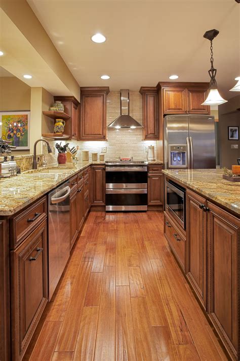 kitchen remodel photos brown cabinets